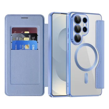Калъф за Samsung Galaxy S26 Ultra - SmartMag Book Case - Techsuit - Светлосин