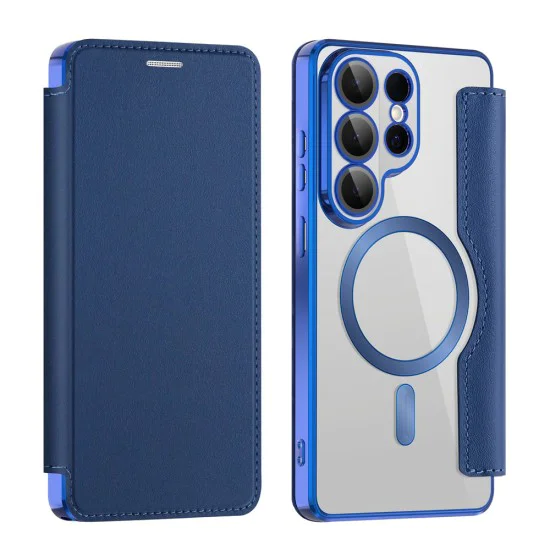 Калъф за Samsung Galaxy S26 Ultra - SmartMag Book Case - Techsuit - Син
