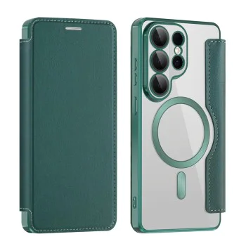 Калъф за Samsung Galaxy S26 Ultra - SmartMag Book Case - Techsuit - Зелен