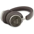 Безжични слушалки Guess 4G Triangle Logo - Bluetooth, ENC Technology, Over-ear, еко кожа - Кафяви