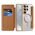 Калъф за Samsung Galaxy S26 Ultra - SmartMag Book Case - Techsuit - Кафяв
