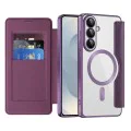 Калъф за Samsung Galaxy S26 - SmartMag Book Case - Techsuit - Лилав