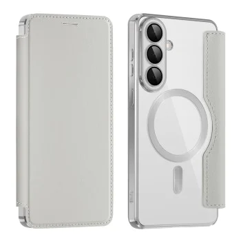 Калъф за Samsung Galaxy S26 - SmartMag Book Case - Techsuit - Сив