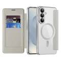 Калъф за Samsung Galaxy S26 - SmartMag Book Case - Techsuit - Сив