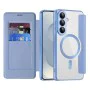 Калъф за Samsung Galaxy S26 - SmartMag Book Case - Techsuit - Светлосин