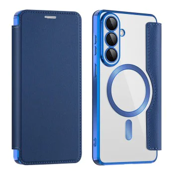 Калъф за Samsung Galaxy S26 - SmartMag Book Case - Techsuit - Син