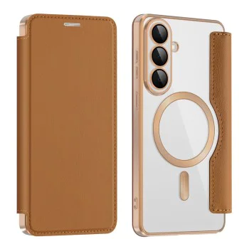 Калъф за Samsung Galaxy S26 - SmartMag Book Case - Techsuit - Кафяв