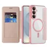 Калъф за Samsung Galaxy S26 - SmartMag Book Case - Techsuit - Розов