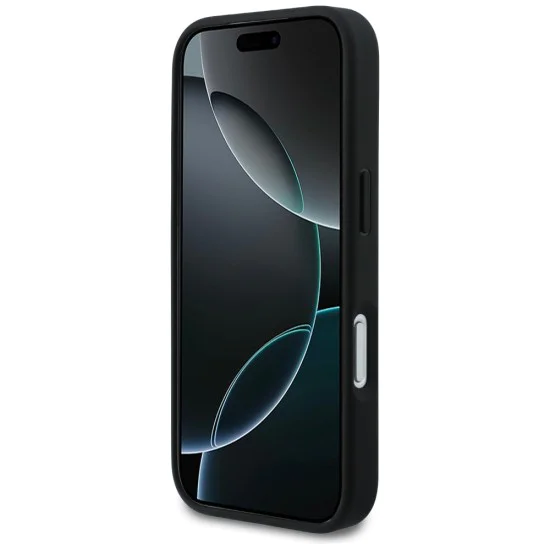 Калъф за iPhone 17 Pro - Hardcase Rhinestone с K&C Pin - Karl Lagerfeld - Черен