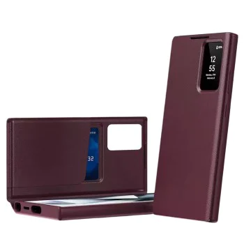Калъф за Samsung Galaxy S26 Ultra - SmartView Series - Techsuit - Червен