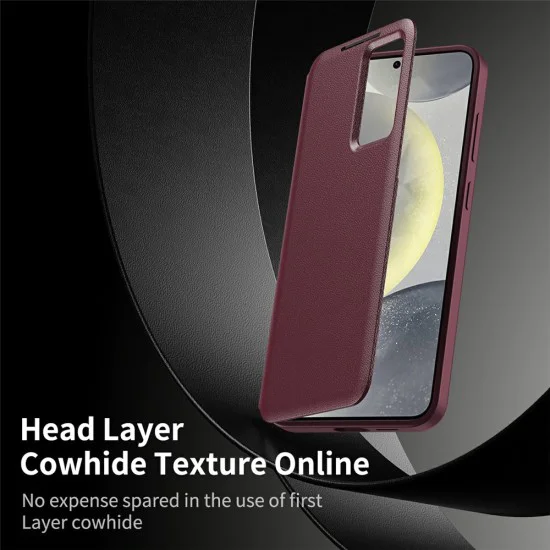 Калъф за Samsung Galaxy S26 Ultra - SmartView Series - Techsuit - Червен