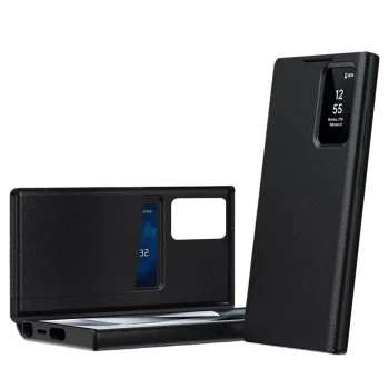 Калъф за Samsung Galaxy S26 Ultra - SmartView Series - Techsuit - Черен