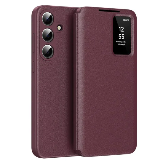 Калъф за Samsung Galaxy S26 Plus - SmartView Series - Techsuit - Червен