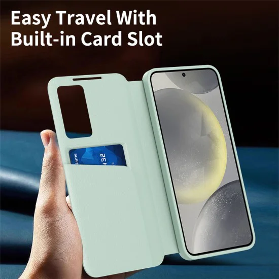 Калъф за Samsung Galaxy S26 Plus - SmartView Series - Techsuit - Зелен