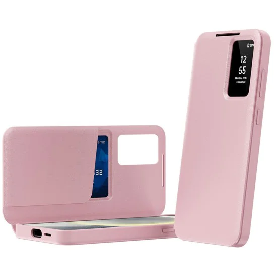 Калъф за Samsung Galaxy A57 5G - SmartView Series - Techsuit - Розов