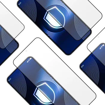 Протектор за Samsung Galaxy S26 Plus - HardGlass Matt Max Screen Protector - 3mk - Черен