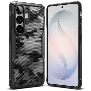 Калъф за Samsung Galaxy S26 Ultra - Fusion X - Ringke - Камуфлажен черен