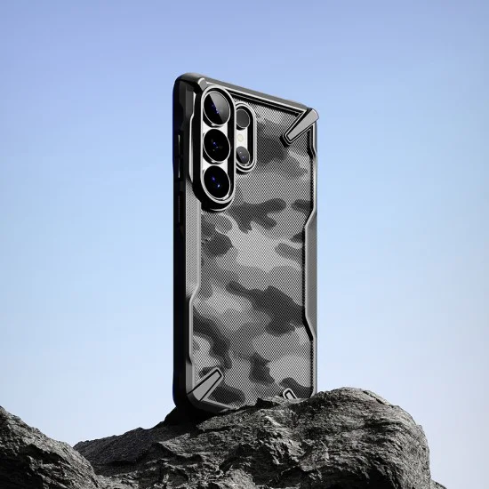 Калъф за Samsung Galaxy S26 Ultra - Fusion X - Ringke - Камуфлажен черен