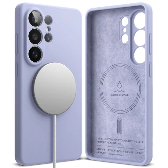 Калъф за Samsung Galaxy S26 Ultra - Silicone MagSafe - Ringke - Лавандула