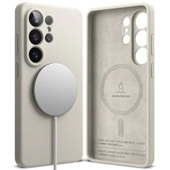 Калъф за Samsung Galaxy S26 Ultra - Silicone MagSafe - Ringke - Камък (Stone)