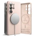 Калъф за Samsung Galaxy S26 Ultra - Silicone MagSafe - Ringke - Розов пясък