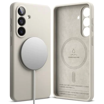 Калъф за Samsung Galaxy S26 Plus - Silicone MagSafe - Ringke - Камък (Stone)