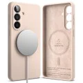Калъф за Samsung Galaxy S26 Plus - Silicone MagSafe - Ringke - Розов пясък
