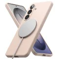Калъф за Samsung Galaxy S26 Plus - Silicone MagSafe - Ringke - Розов пясък