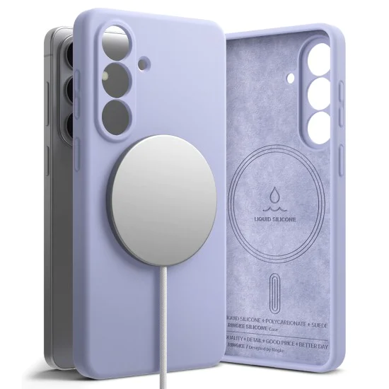 Калъф за Samsung Galaxy S26 - Silicone MagSafe - Ringke - Лавандула