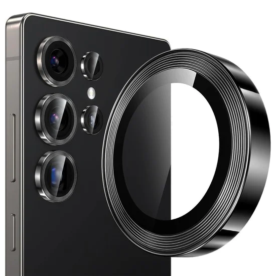 Протектор за камера за Samsung Galaxy S26 Ultra - S+ Camera Glass Protector - Lito - Черен
