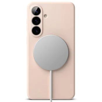 Калъф за Samsung Galaxy S26 - Silicone MagSafe - Ringke - Розов пясък