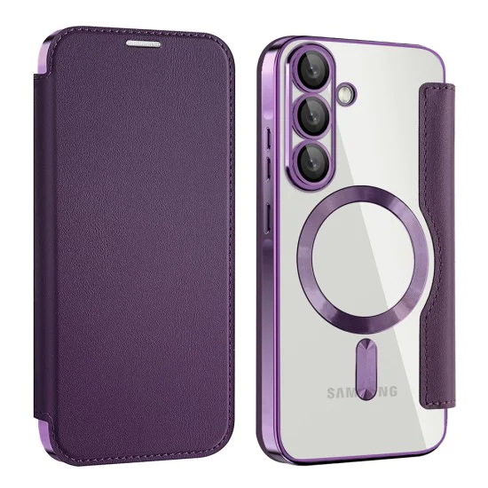 Калъф за Samsung Galaxy A57 5G - SmartMag Book Case - Techsuit - Лилав