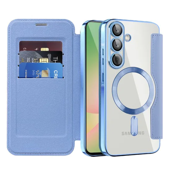 Калъф за Samsung Galaxy A57 5G - SmartMag Book Case - Techsuit - Светлосин