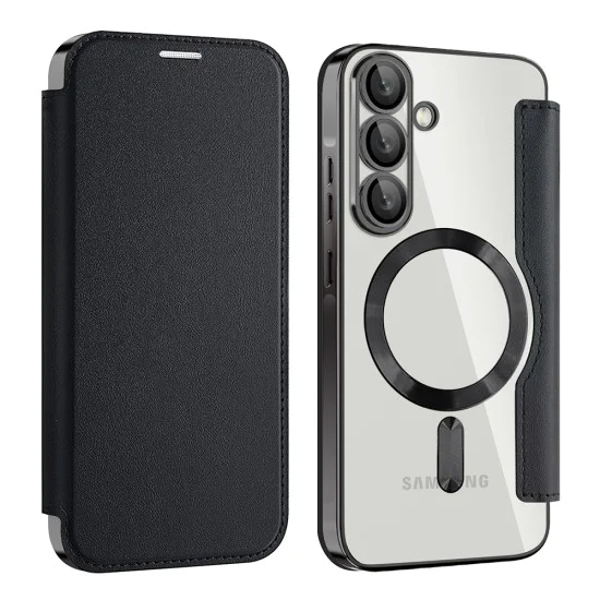 Калъф за Samsung Galaxy A57 5G - SmartMag Book Case - Techsuit - Черен