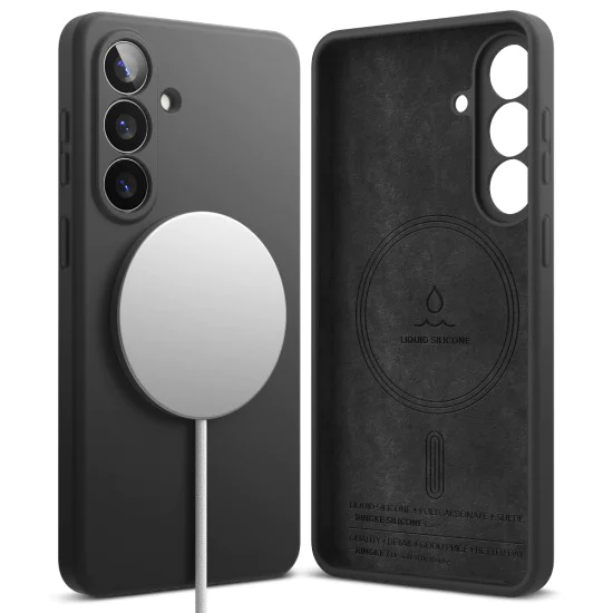 Калъф за Samsung Galaxy S26 - Silicone MagSafe - Ringke - Черен