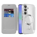 Калъф за Samsung Galaxy A37 5G - SmartMag Book Case - Techsuit - Сив