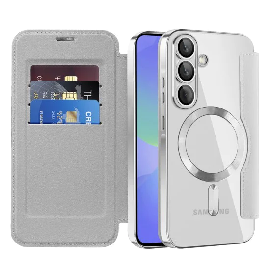 Калъф за Samsung Galaxy A37 5G - SmartMag Book Case - Techsuit - Сив