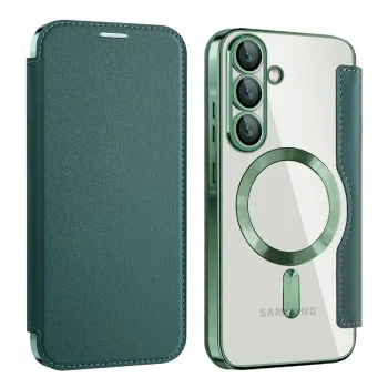 Калъф за Samsung Galaxy A37 5G - SmartMag Book Case - Techsuit - Зелен