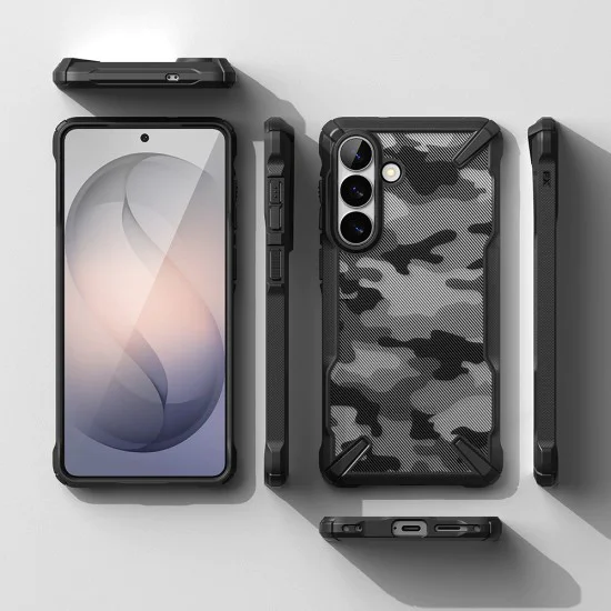 Калъф за Samsung Galaxy S26 - Fusion X - Ringke - Камуфлажен черен