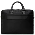 Чанта за лаптоп 16 Guess Computer Bag Nylon Triangle Logo - с презрамка - Черна