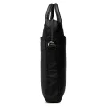Чанта за лаптоп 16 Guess Computer Bag Nylon Triangle Logo - с презрамка - Черна