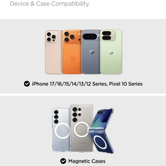 Стойка за кола Spigen OneTap MagFit MFT36 (ACP11172) - за табло/стъкло, N52 магнити - Черна