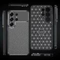 Калъф за Samsung Galaxy S26 Ultra - CarbonFiber - Techsuit - Черен