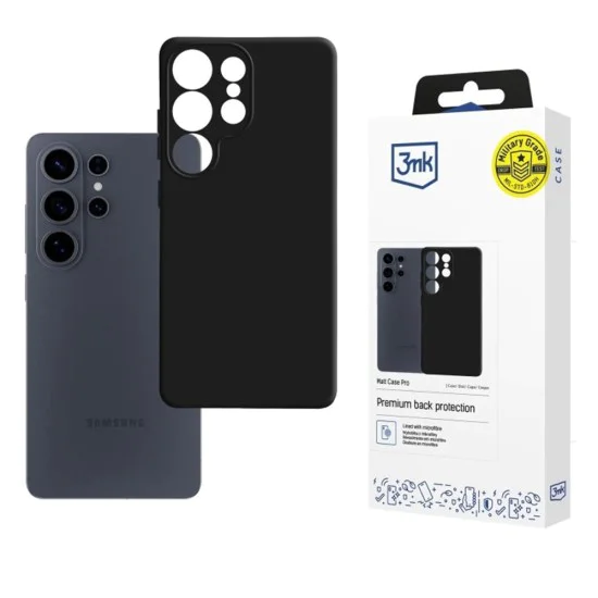 Калъф за Samsung Galaxy S26 Ultra - Matt Case Pro - 3mk - Черен