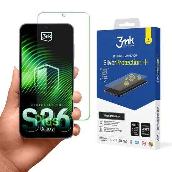 Протектор за Samsung Galaxy S26 Plus - SilverProtection+ - 3mk - Прозрачен