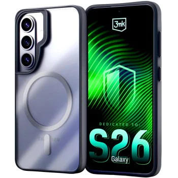 Калъф за Samsung Galaxy S26 Plus - Satin Armor MagCase - 3mk - Прозрачен