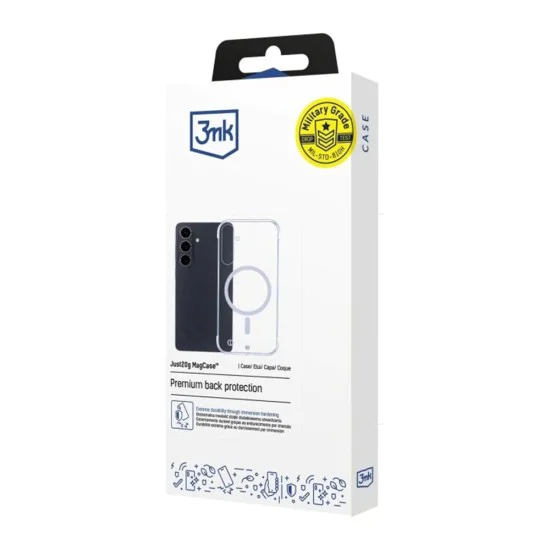 Калъф за Samsung Galaxy S26 Plus - Just20g MagCase - 3mk - Прозрачен