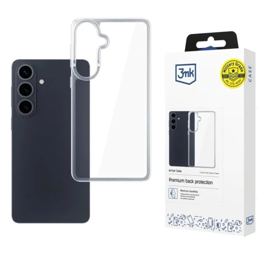 Калъф за Samsung Galaxy S26 Plus - Armor Case - 3mk - Прозрачен