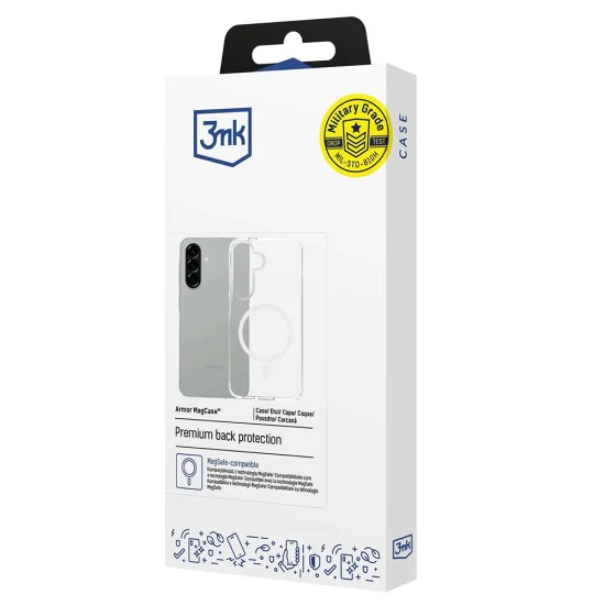 Калъф за Samsung Galaxy A57 5G - Armor MagCase - 3mk - Прозрачен