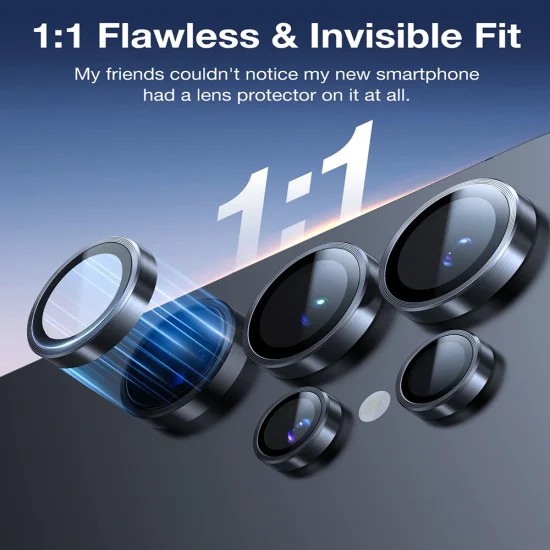 Протектор за камера за Samsung Galaxy S26 Ultra - Lensguard Camera Protector - Torras - Черен